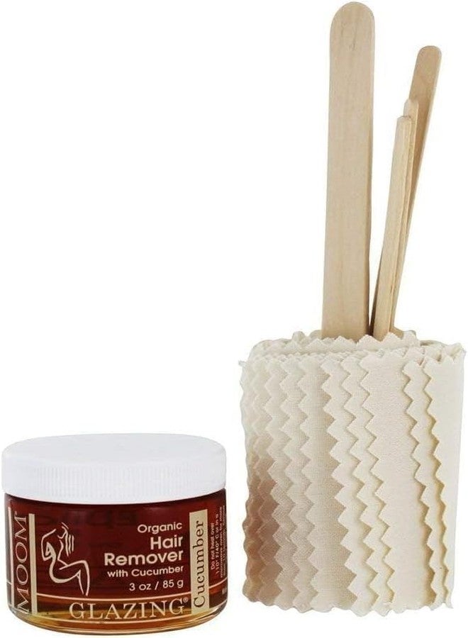 موم - مزيل شعر عضوي لطيف على البشرة مع الخيار لمنطقة البكيني والبرازيلي - 85 غرام (عبوتان) - صنع في كندا - Image 3